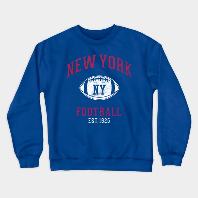 NY Giants 2023 Super Bowl Run Crewneck Sweatshirt by BooTeeQue